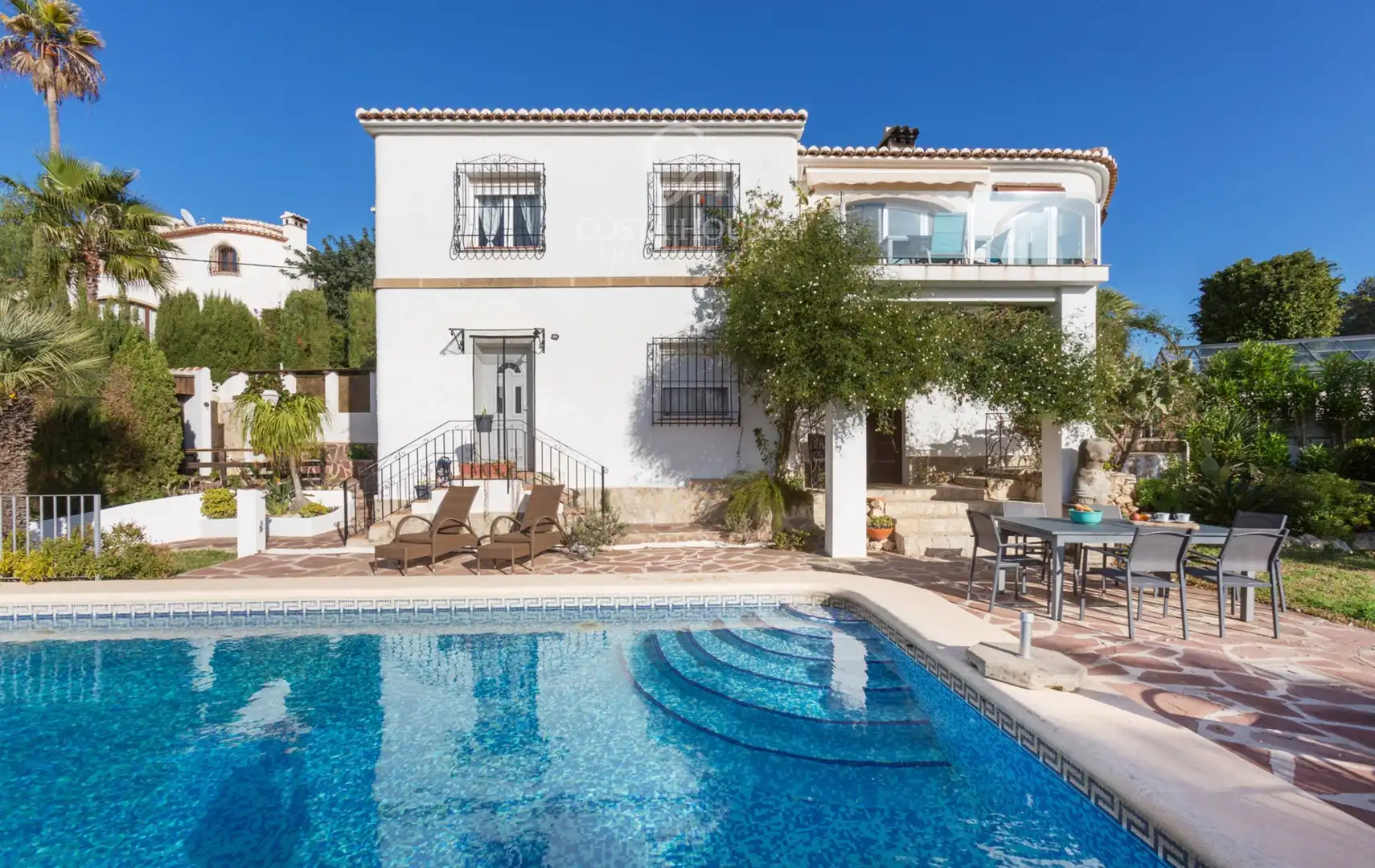 Exterior view of Houses for sale in Jávea / Xàbia  with Heating, Private garden and Terrace