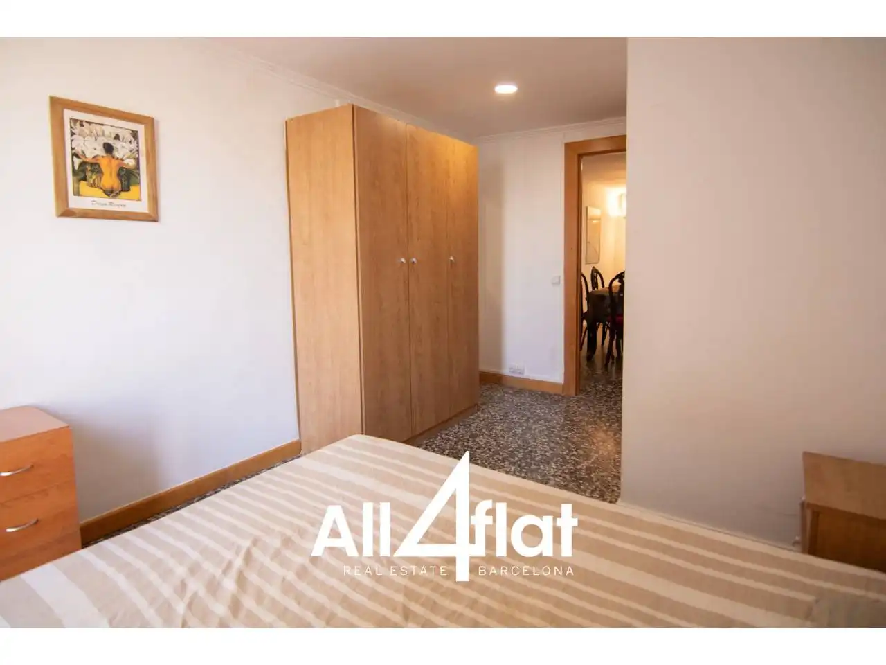 Bedroom of Flat for rent in Barcelona  with Air Conditioner, Heating and Furnished