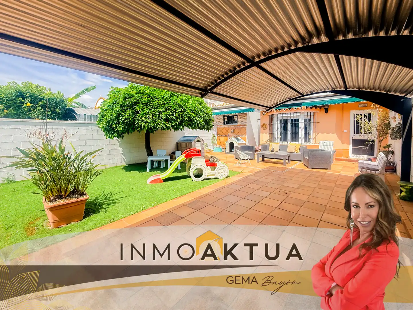 Terraza de Casa adosada en venta en Jerez de la Frontera con Jardín privado y Trastero