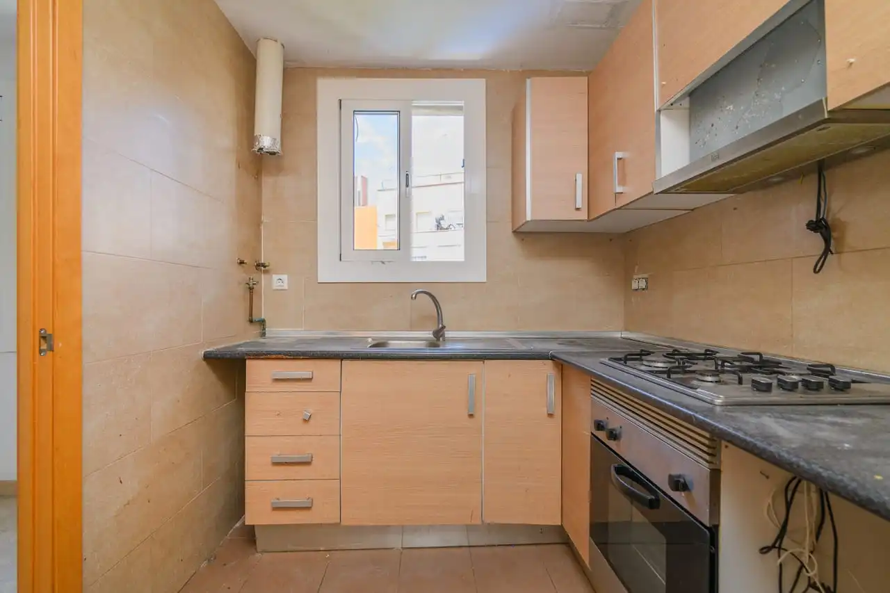 Cocina de Ático en venta en Barcelona con Parquet, Terraza y Trastero
