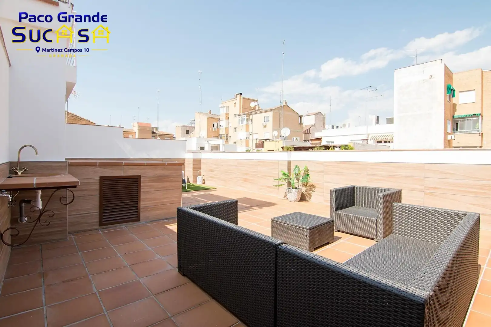 Terrassa de Àtic de lloguer en Granada amb Aire condicionat, Calefacció i Terrassa