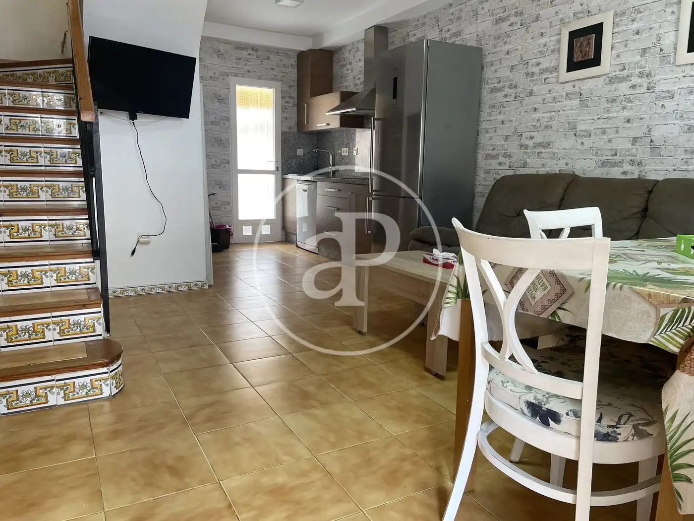 Sala de estar de Dúplex de alquiler en Santa Pola con Aire acondicionado, Calefacción y Terraza