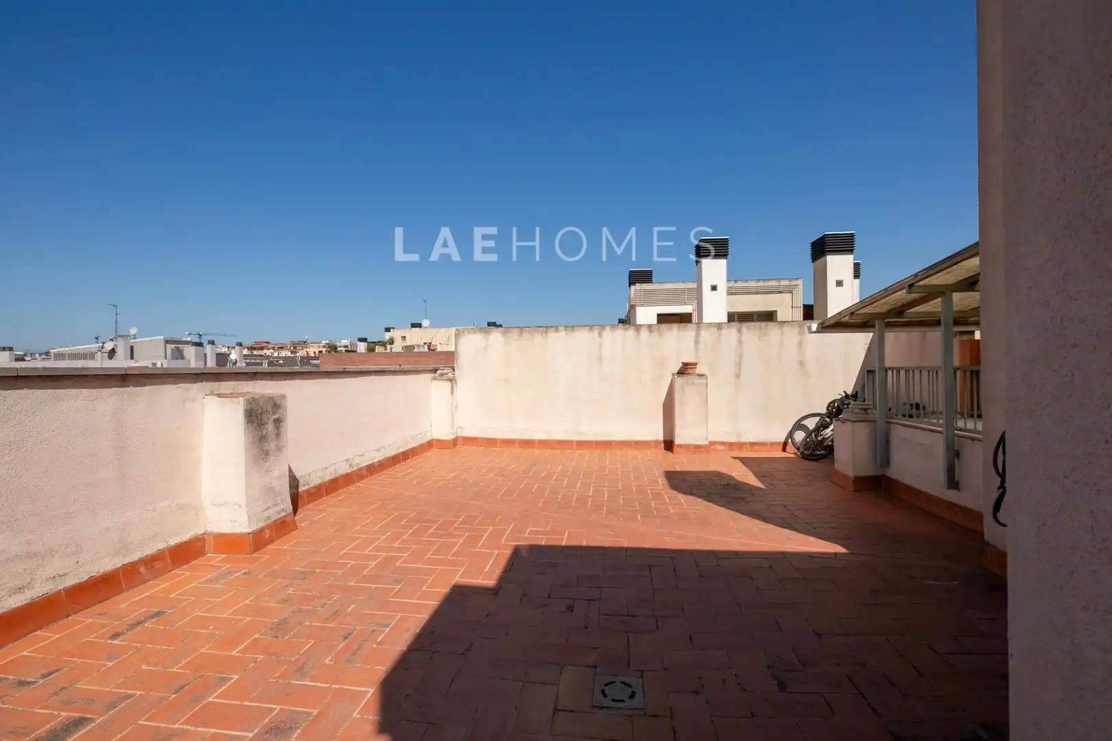 Terrasse von Dachboden zum Verkauf in Sant Cugat del Vallès mit Klimaanlage, Heizung und Privatgarten
