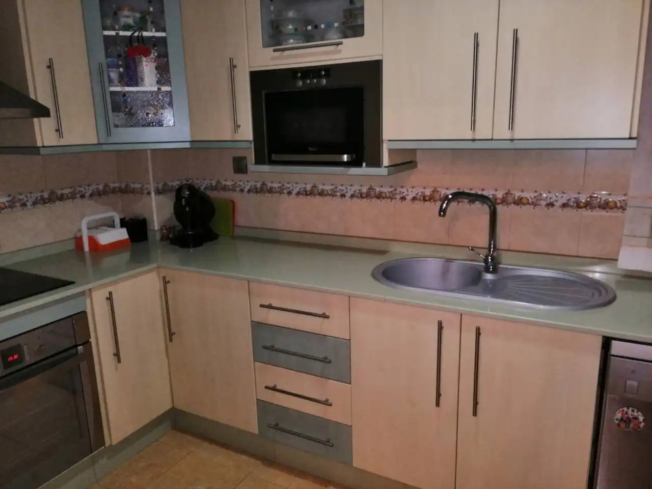 Kitchen of Flat for sale in Hellín  with Air Conditioner, Furnished and Balcony