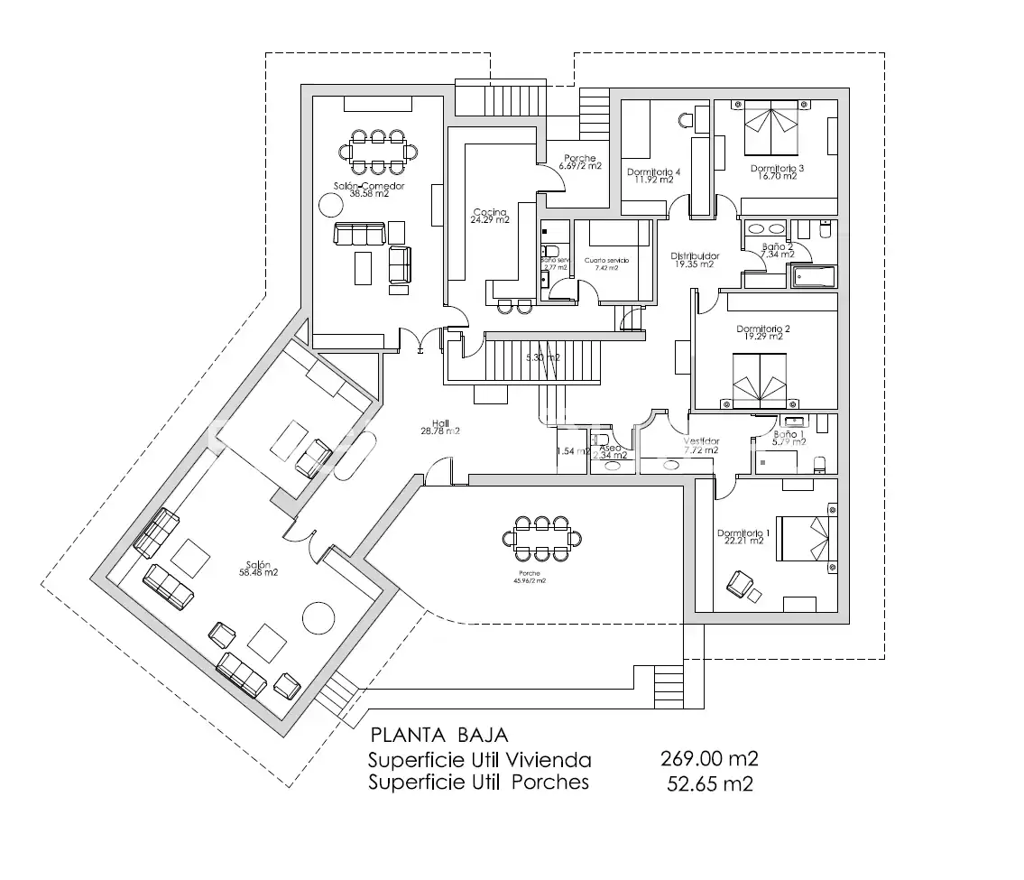 Casa amb jardí en venda a Somió - Cabueñes, imagen 49
