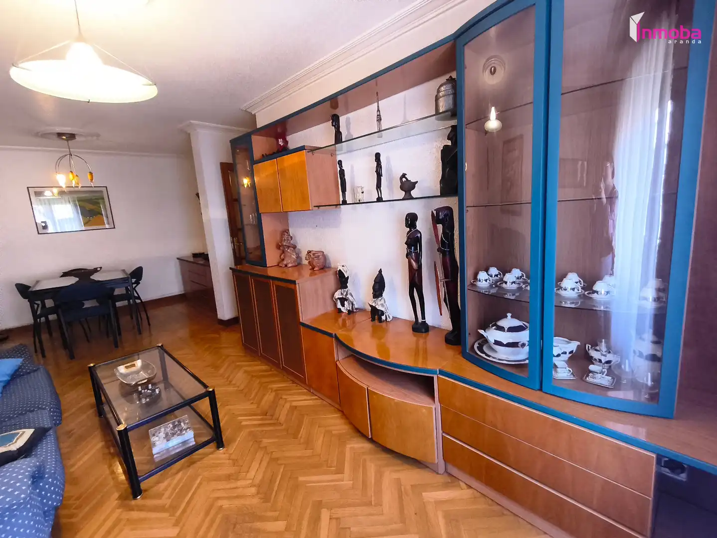Wohnzimmer von Wohnung zum Verkauf in Aranda de Duero mit Heizung, Parkett und Balkon