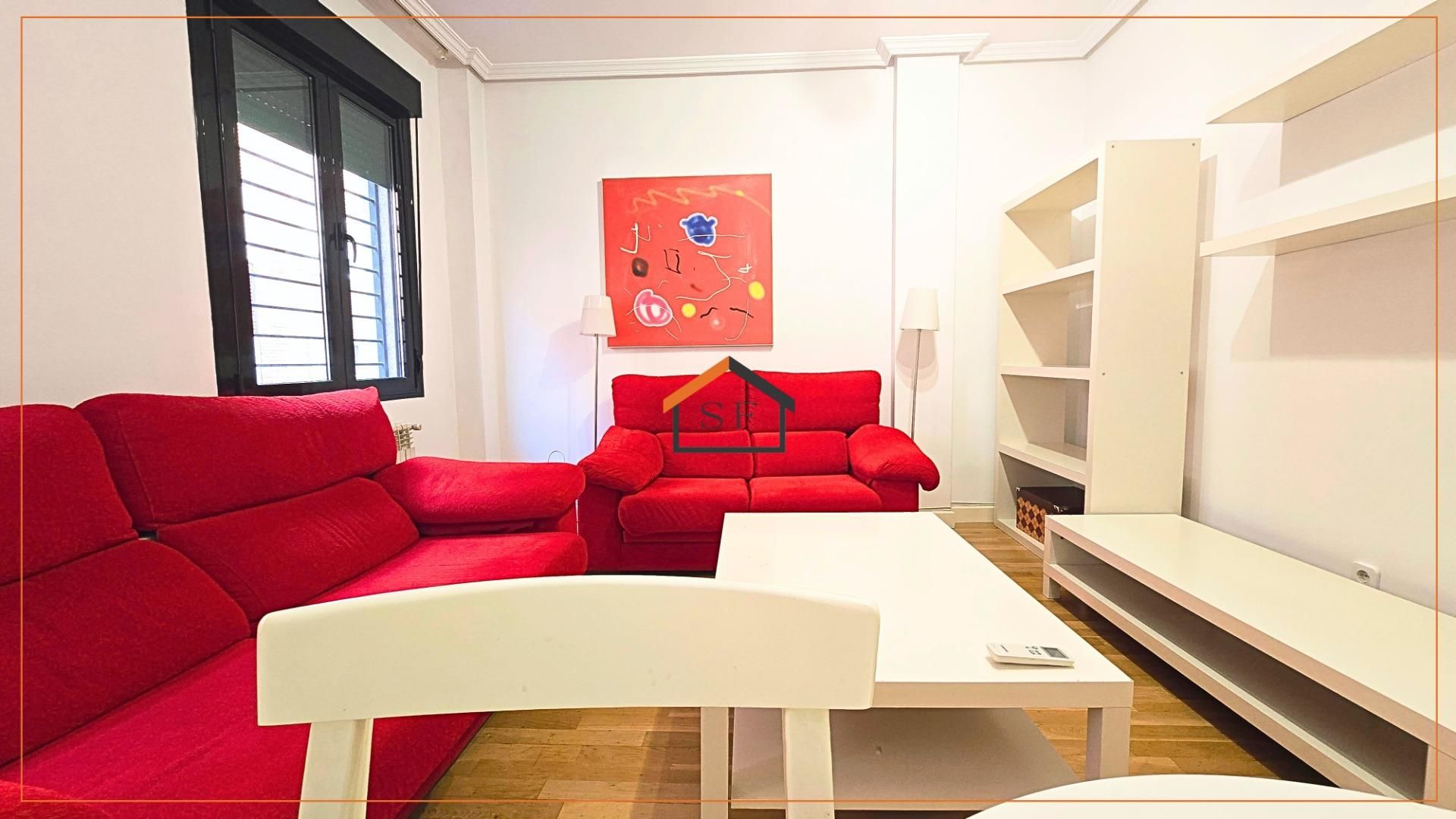 Living room of Flat for sale in  Madrid Capital  with Heating
