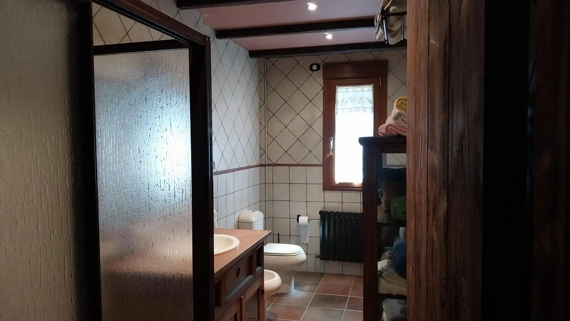 Bathroom of Houses for sale in Laza  with Private garden, Terrace and Furnished