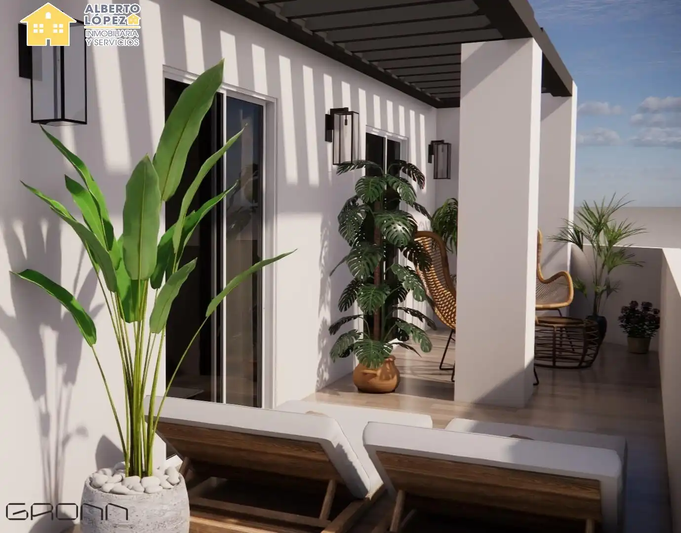 Terraza de Ático en venta en Elche / Elx con Terraza y Balcón