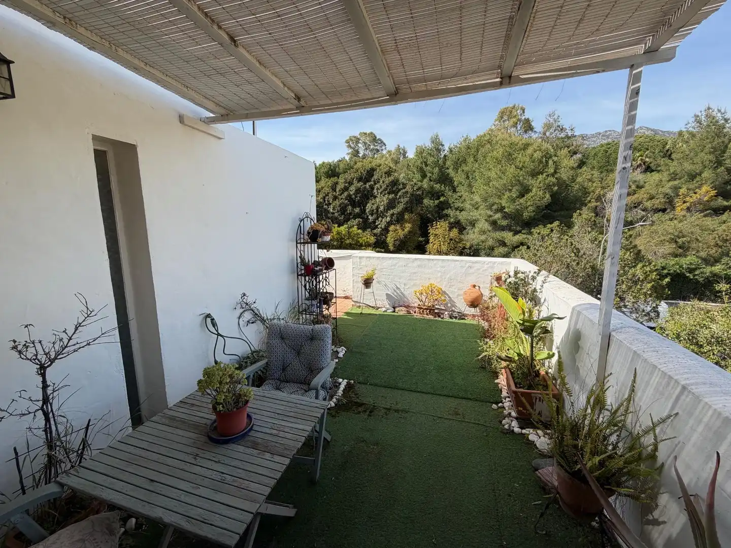 Terrassa de Casa adosada en venda en Marbella amb Jardí privat, Terrassa i Balcó