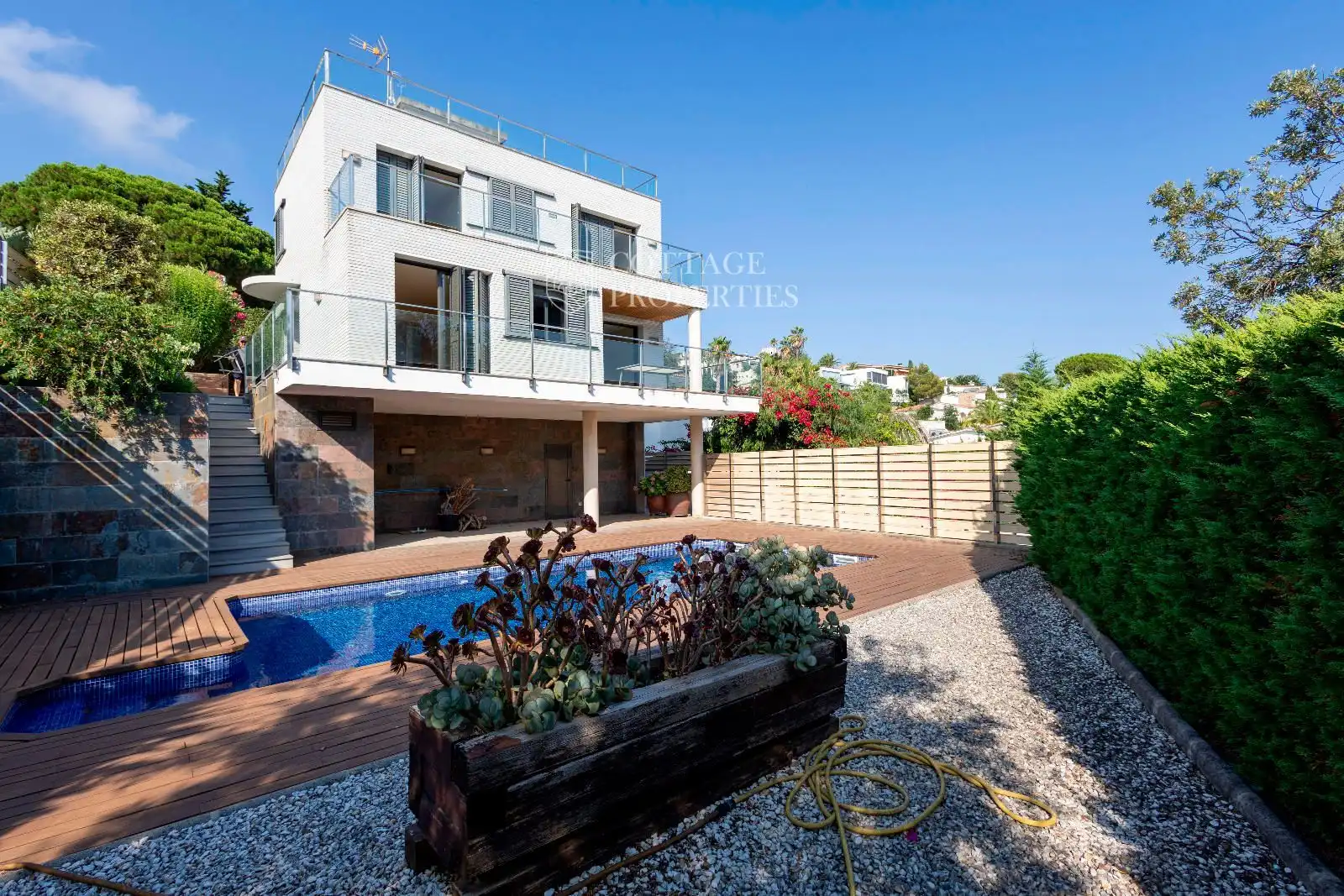 Vista exterior de Casa o xalet en venda en Lloret de Mar amb Aire condicionat, Calefacció i Terrassa