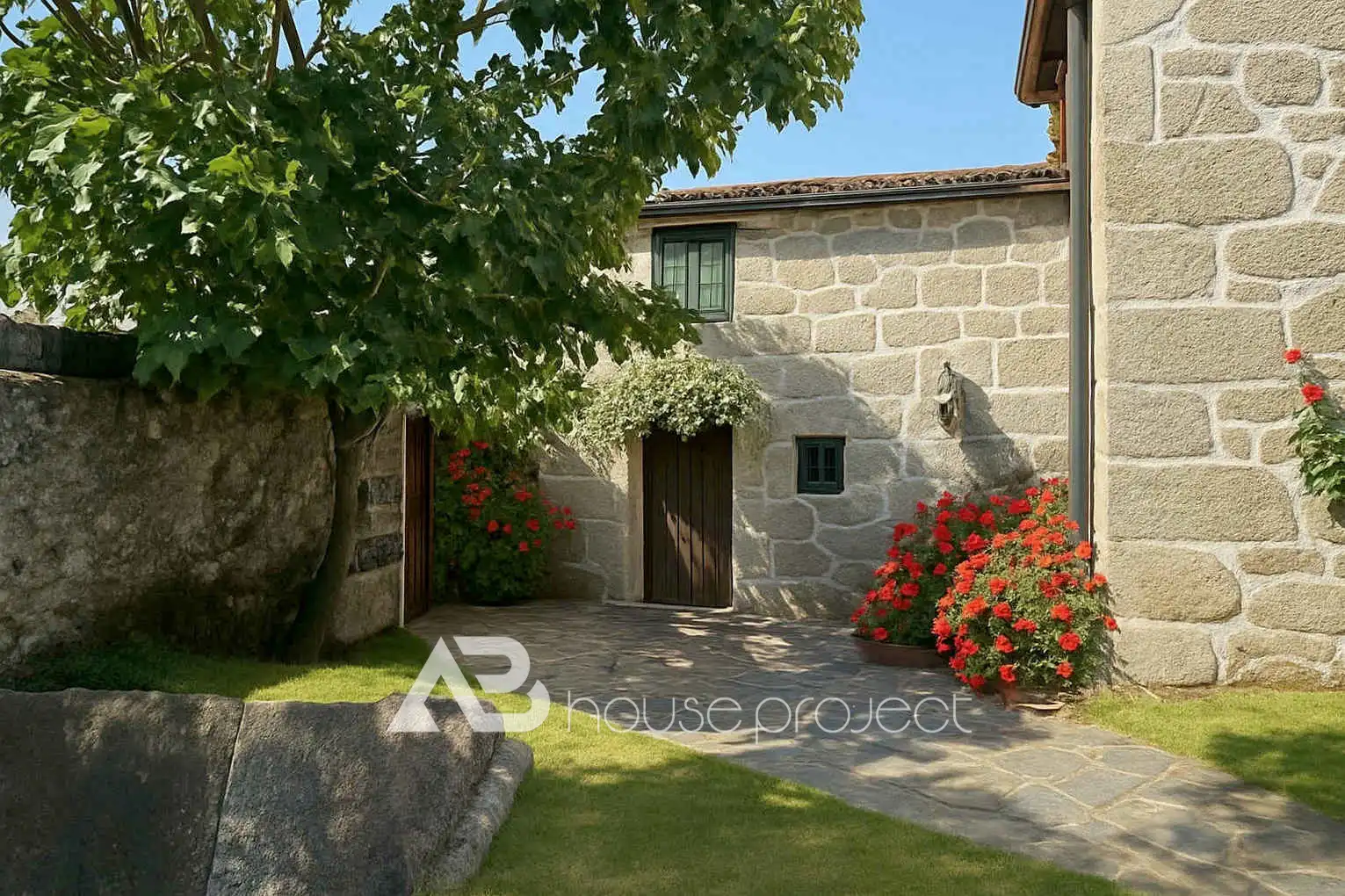 Vista exterior de Casa o chalet en venta en Monterroso con Aire acondicionado, Jardín privado y Terraza