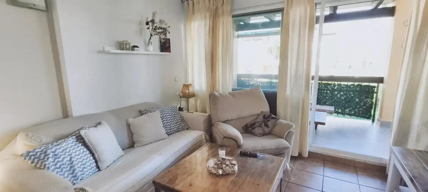 Living room of Apartments for rent in Vera  with Air Conditioner, Terrace and Furnished