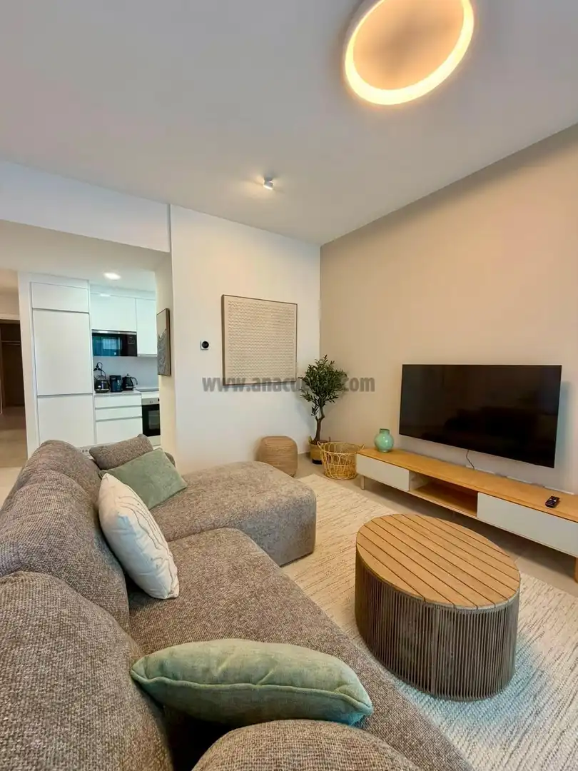 Sala de estar de Apartamento de alquiler en Estepona Pueblo