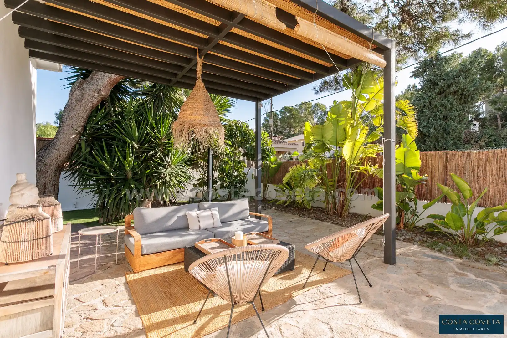 Terrassa de Casa o xalet en venda en El Campello amb Aire condicionat, Jardí privat i Terrassa