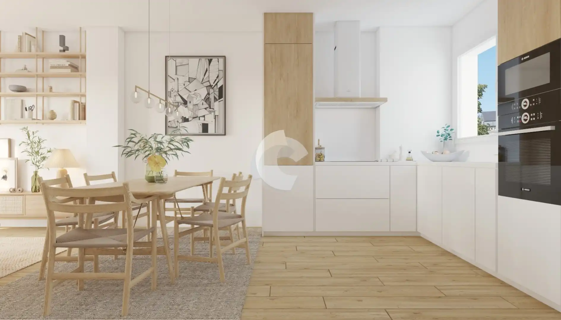 Cocina de Piso en venta en Ourense Capital  con Calefacción y Trastero