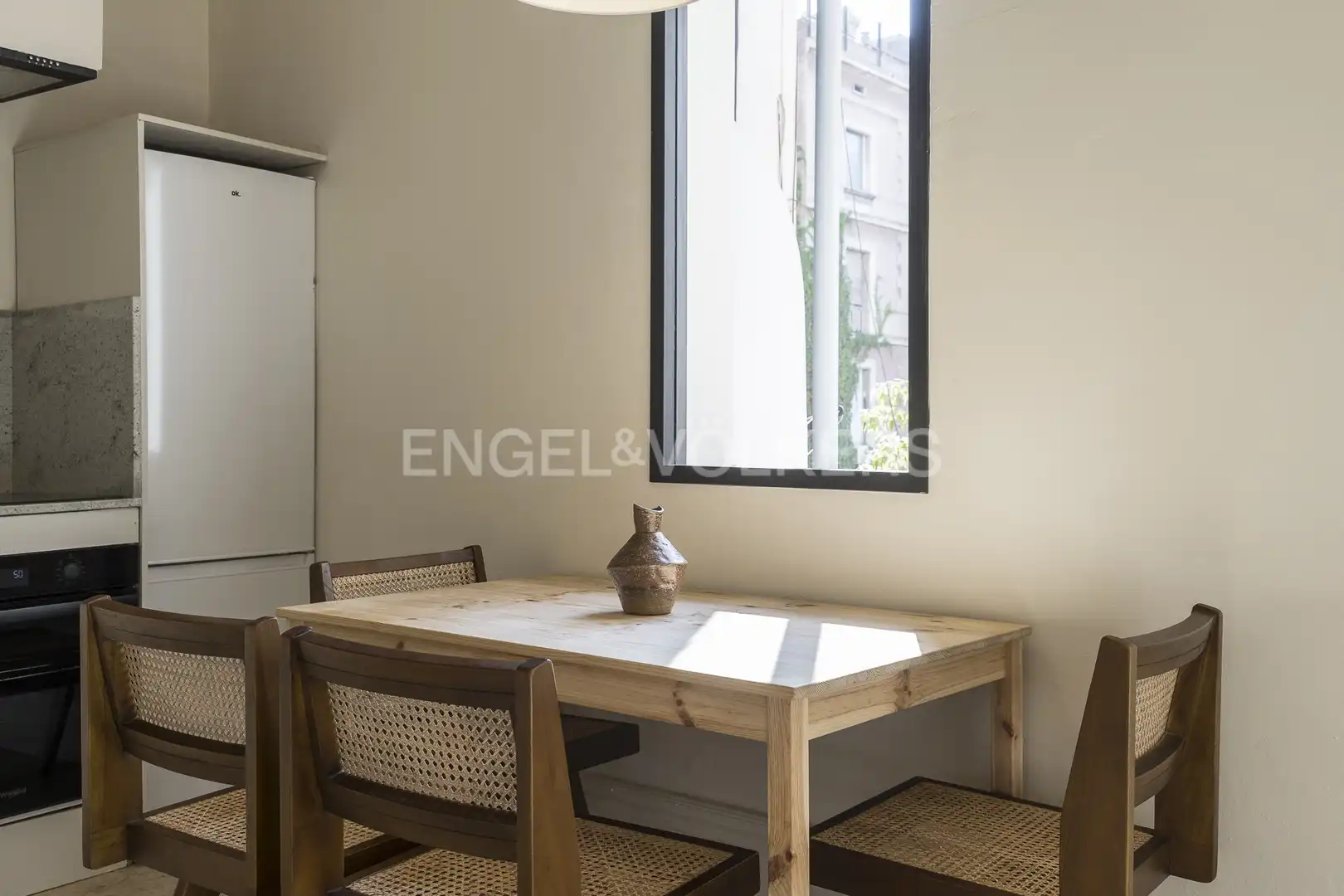 Esszimmer von Wohnung zur Miete in Barcelona mit Klimaanlage, Heizung und Balkon