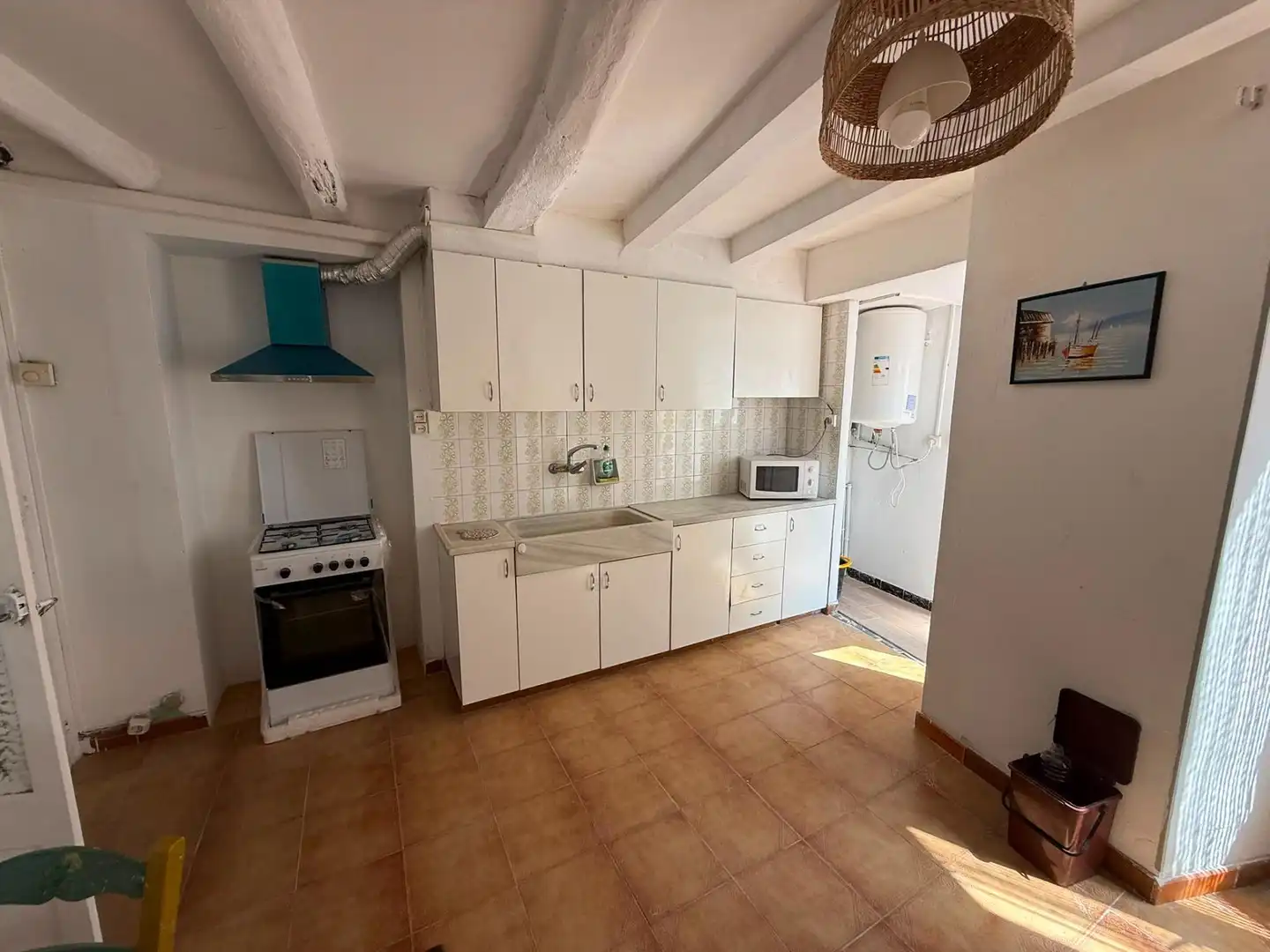 Kitchen of Flat for sale in Sallent  with Terrace and Balcony
