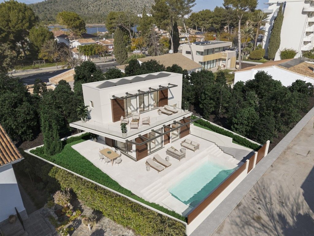 Jardí de Casa o xalet en venda en Alcúdia amb Aire condicionat, Jardí privat i Parquet
