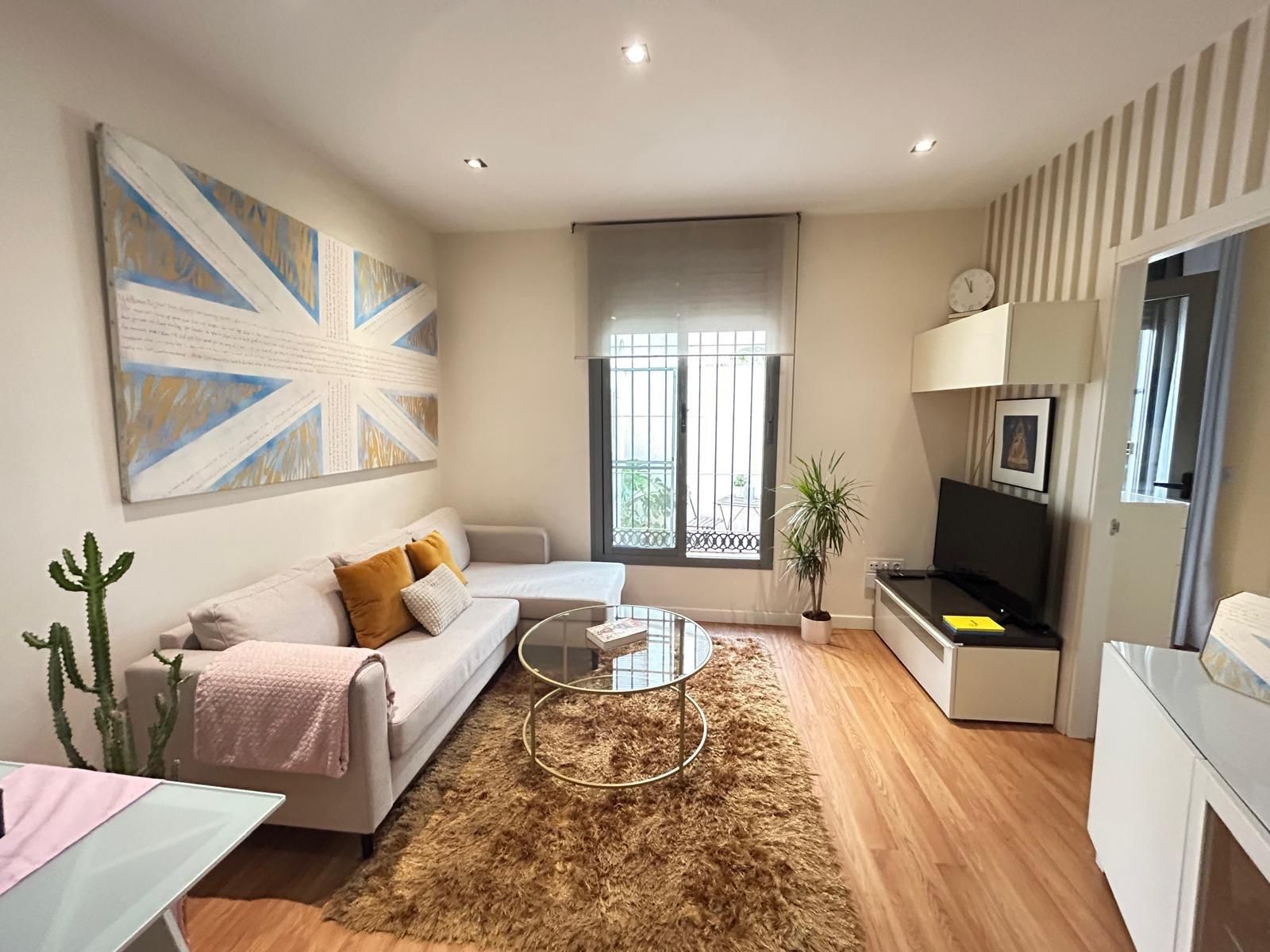 Living room of Apartment for sale in Málaga Capital  with Air Conditioner