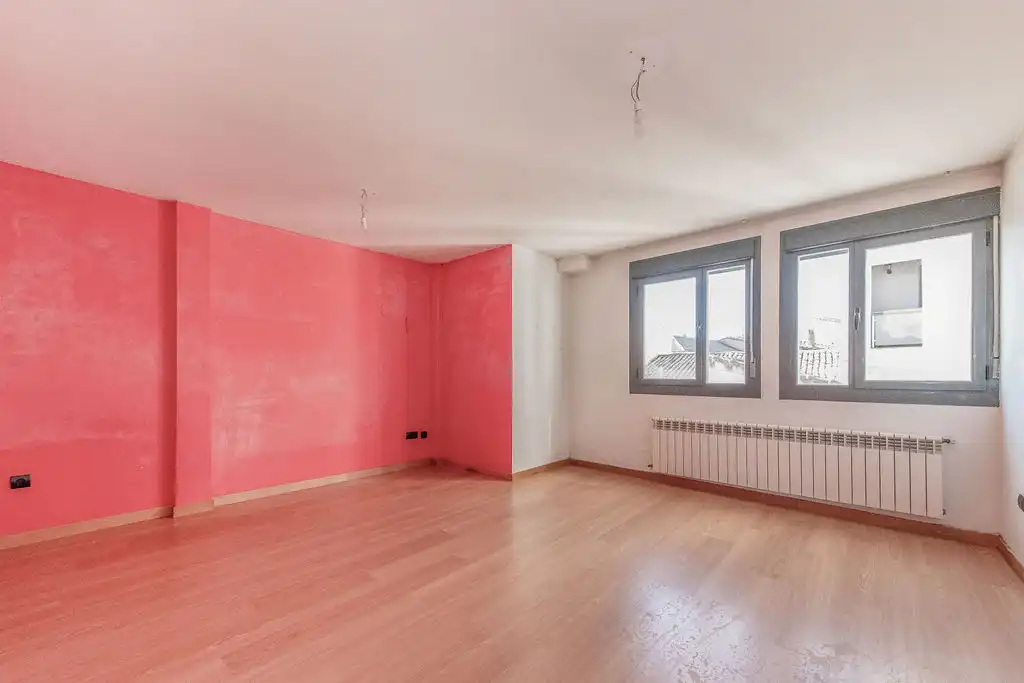 Sala de estar de Casa adosada en venta en La Hiniesta  con Calefacción y Terraza