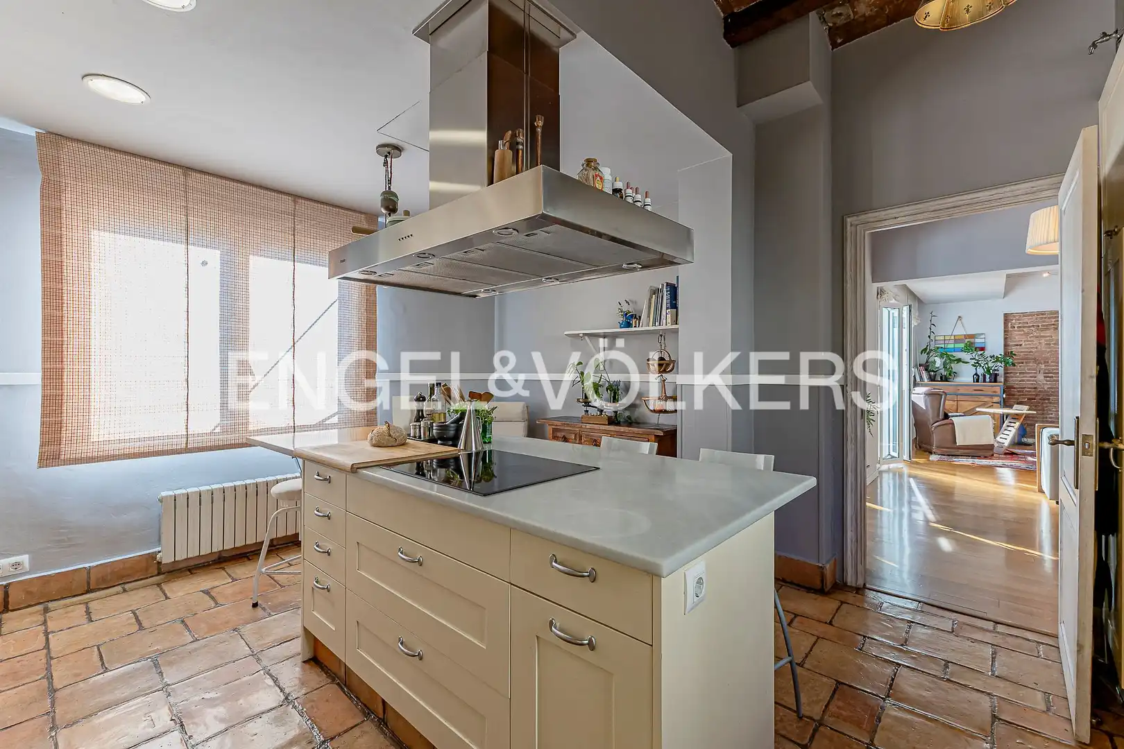 Kitchen of Duplexes for sale in Barcelona  with Air Conditioner, Heating and Private garden