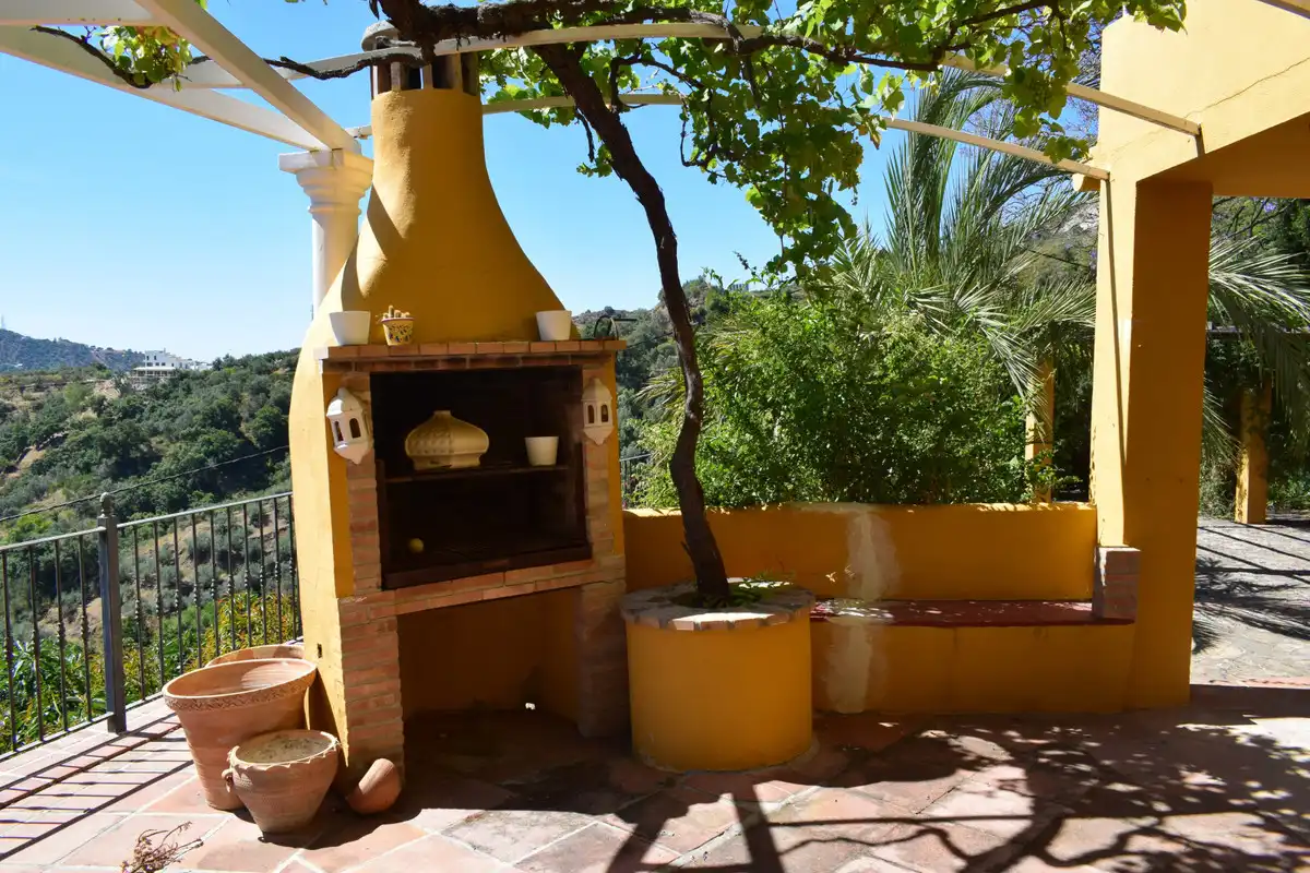 Jardín de Casa o chalet en venta en Ojén con Aire acondicionado, Terraza y Amueblado