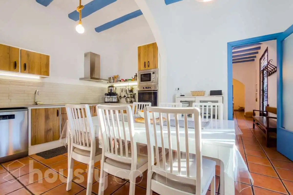 Cocina de Finca rústica en venta en Montgat con Calefacción, Jardín privado y Terraza