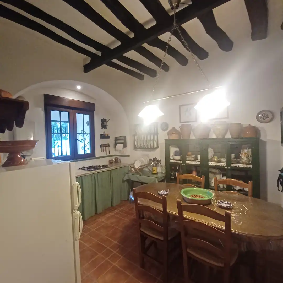 Cocina de Finca rústica en venta en Villanueva del Rosario con Jardín privado, Terraza y Trastero