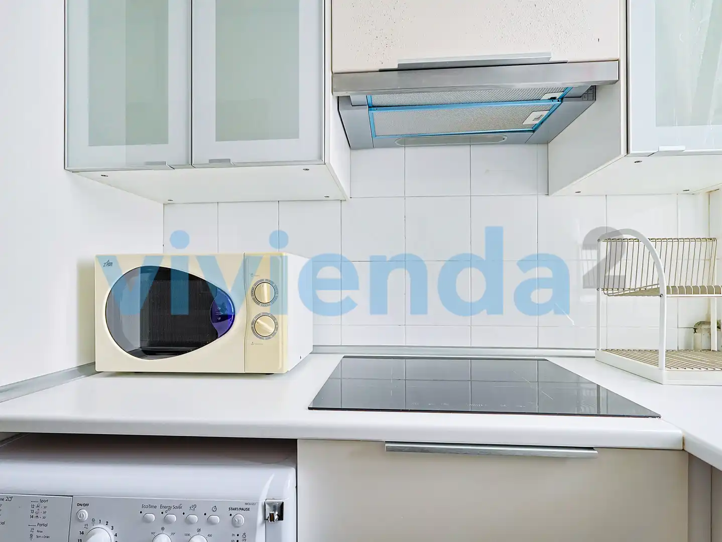 Cocina de Piso de alquiler en Madrid con Aire acondicionado, Calefacción y Balcón
