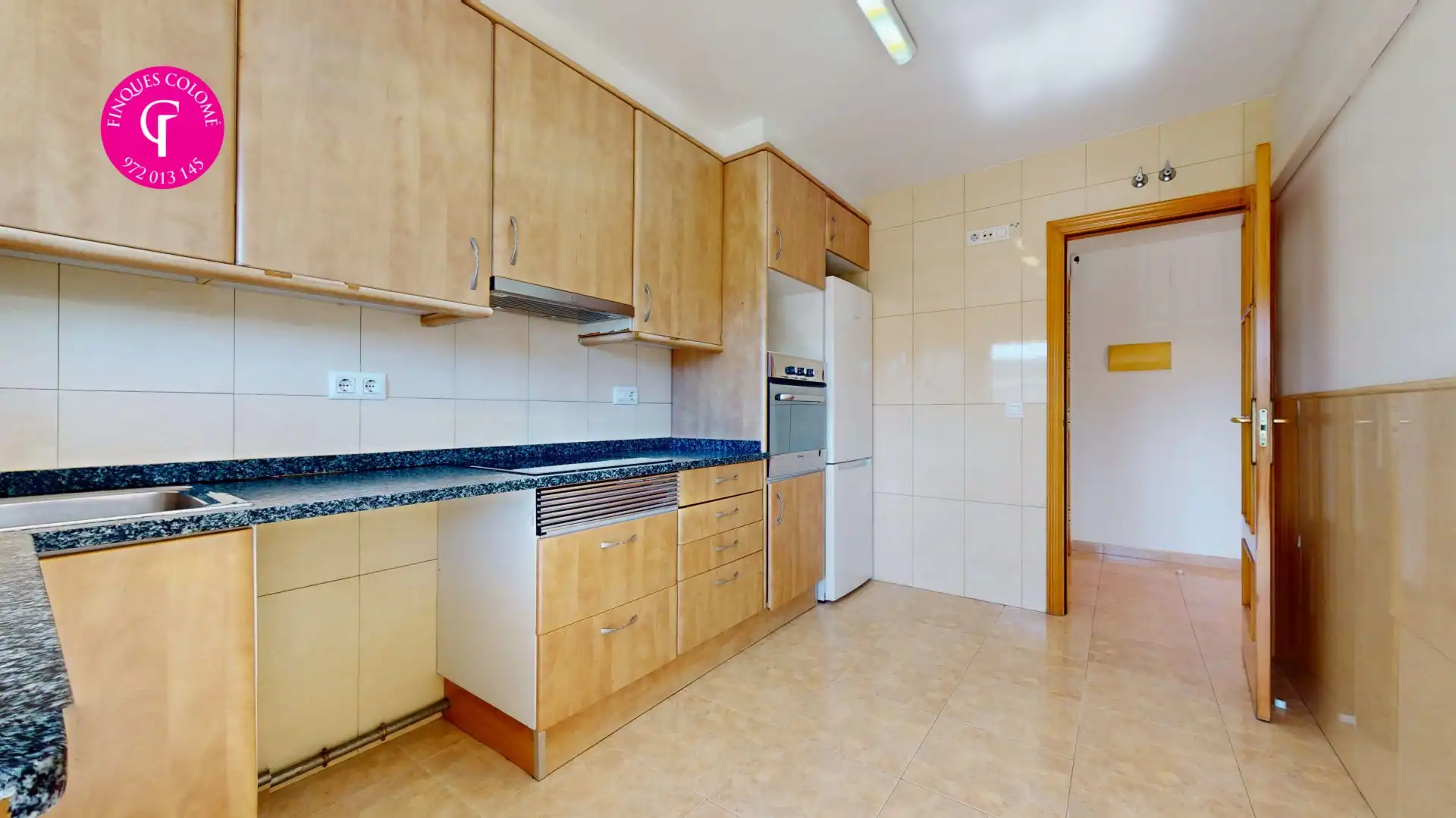 Kitchen of Flat for sale in Sarrià de Ter  with Air Conditioner, Heating and Balcony