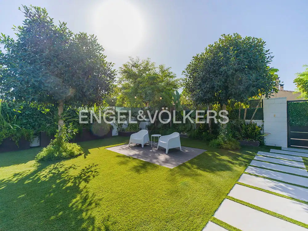 Terraza de Casa o chalet en venta en Elche / Elx con Aire acondicionado, Calefacción y Jardín privado