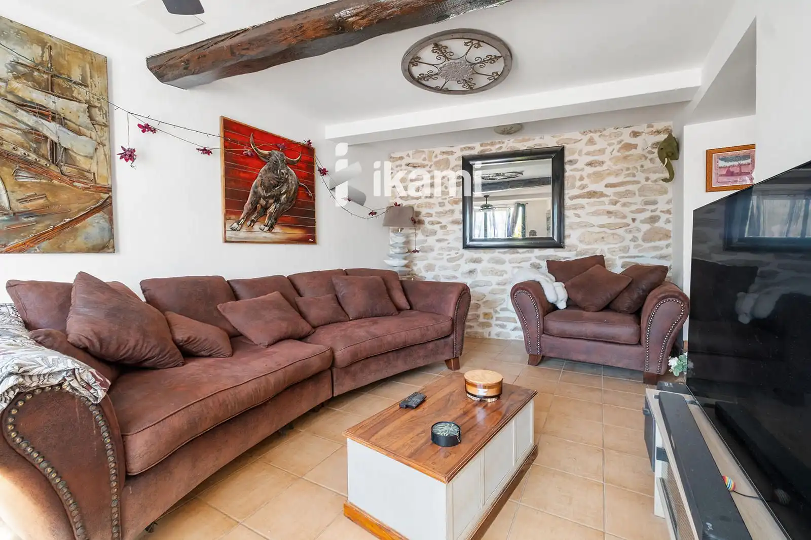 Sala d'estar de Casa o xalet en venda en L'Ametlla de Mar  amb Terrassa, Traster i Piscina