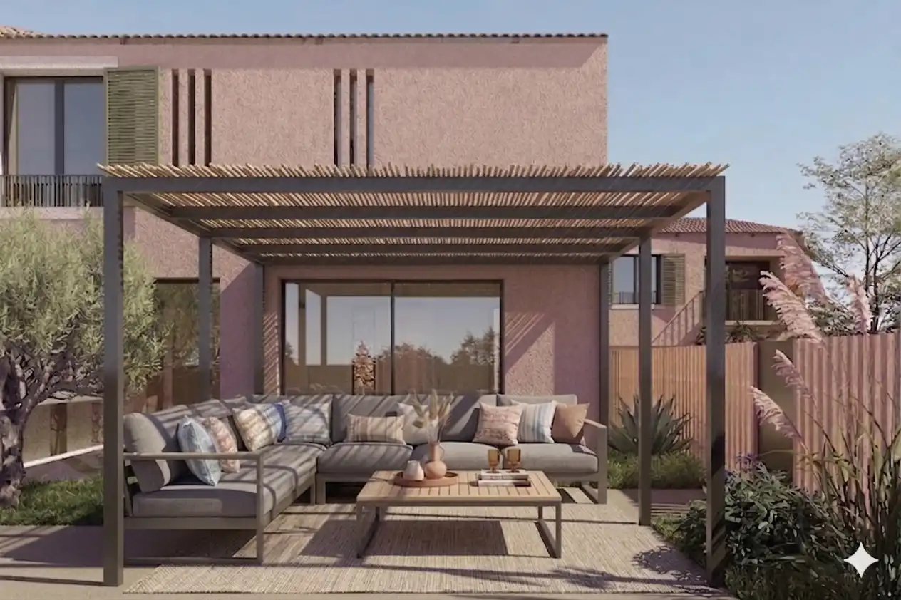 Terraza de Casa adosada en venta en Forallac con Aire acondicionado, Calefacción y Jardín privado