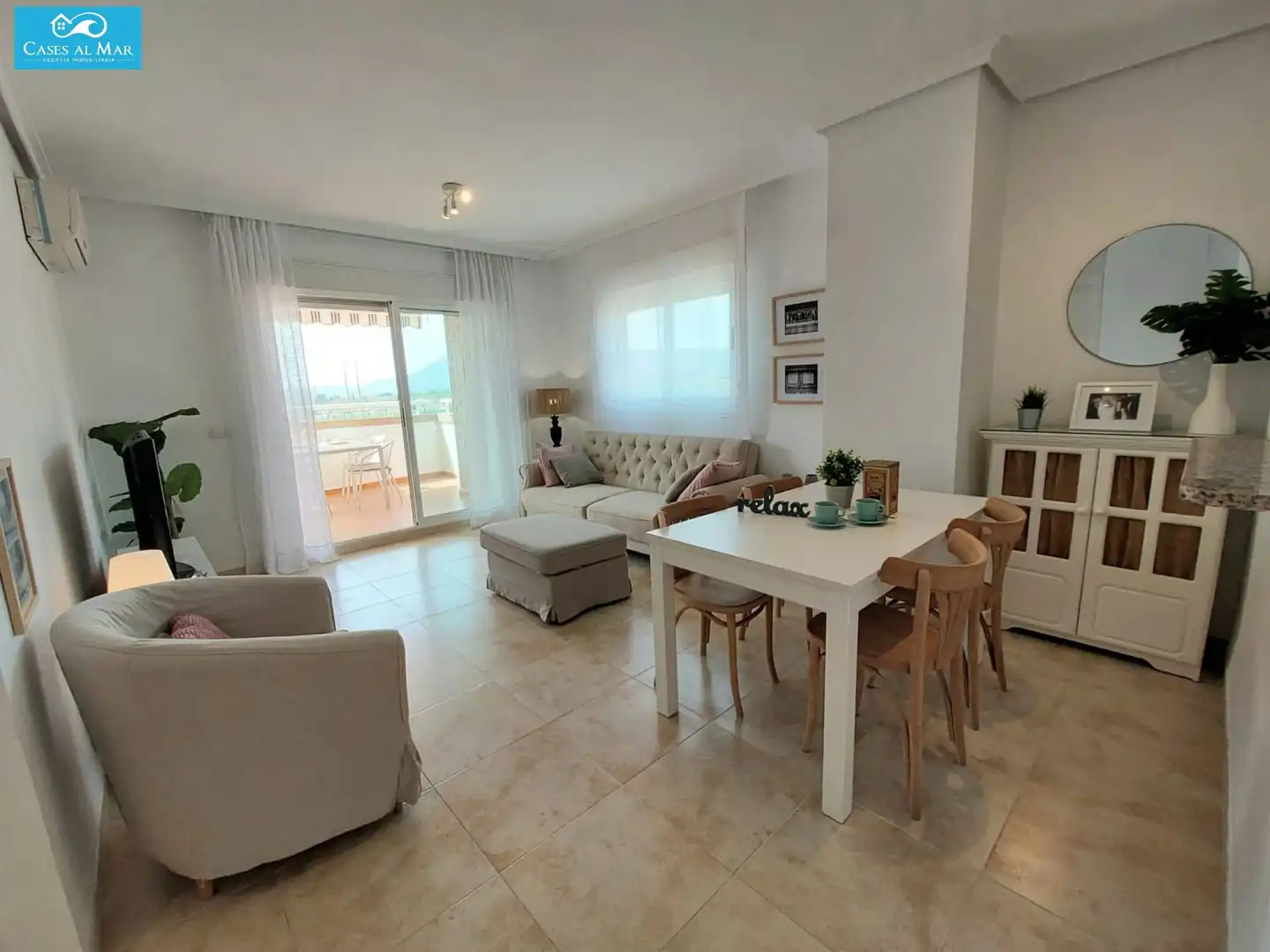 Sala d'estar de Apartament en venda en Oropesa del Mar / Orpesa amb Aire condicionat, Calefacció i Terrassa