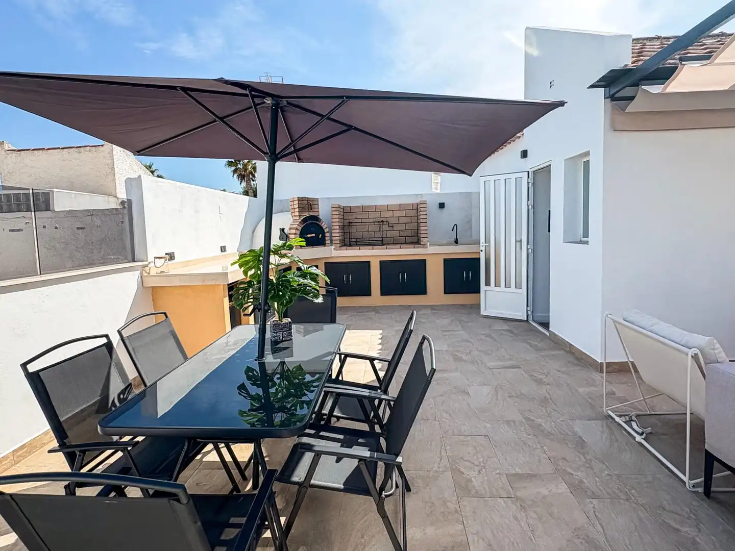 Terrassa de Casa adosada de lloguer en Torrevieja amb Aire condicionat, Calefacció i Traster