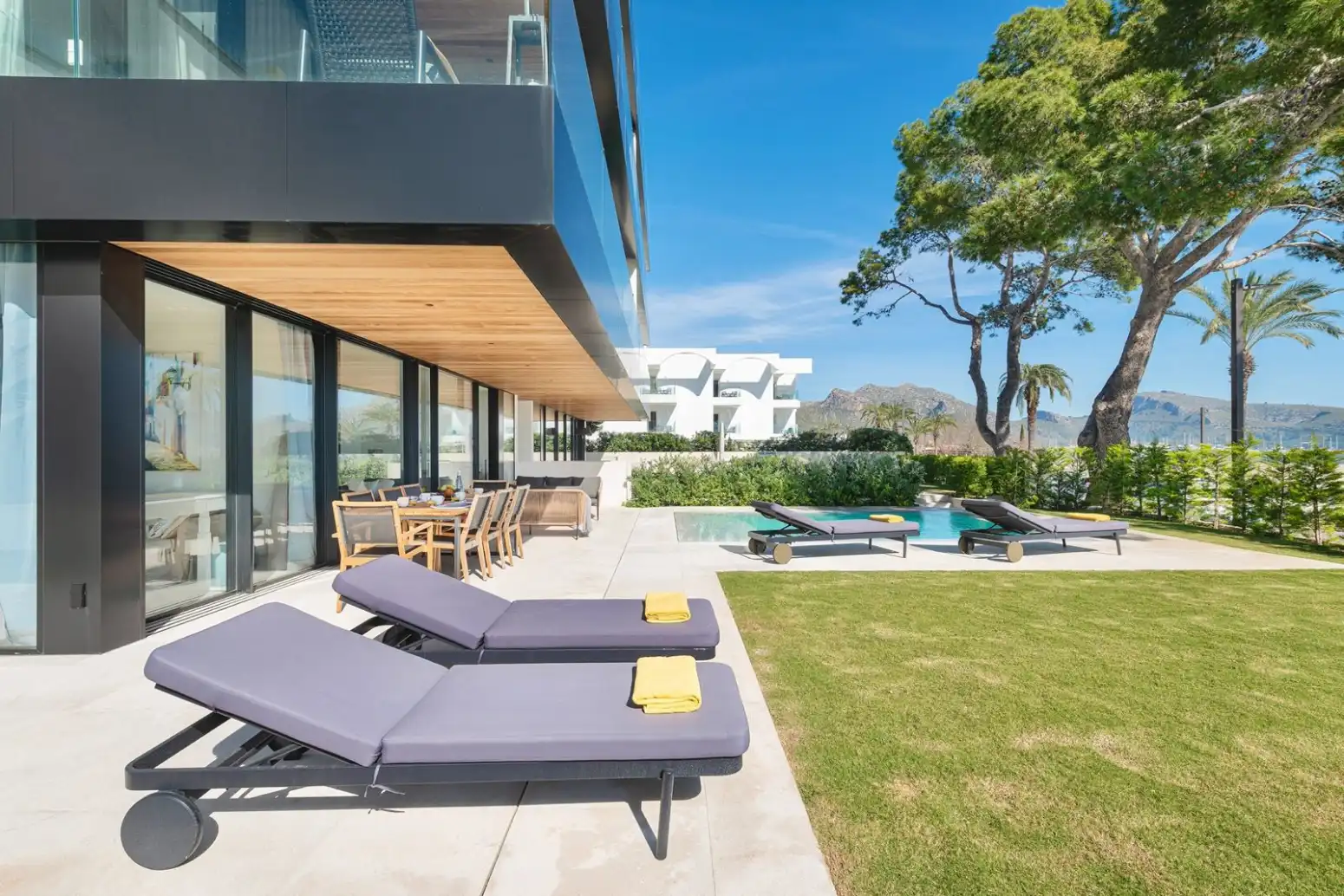 Terraza de Piso de alquiler en Pollença con Aire acondicionado, Calefacción y Terraza