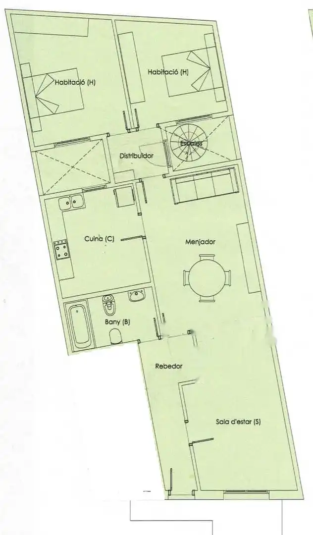 Ground floor for sale in Amposta  with Terrace, Storage room and Furnished