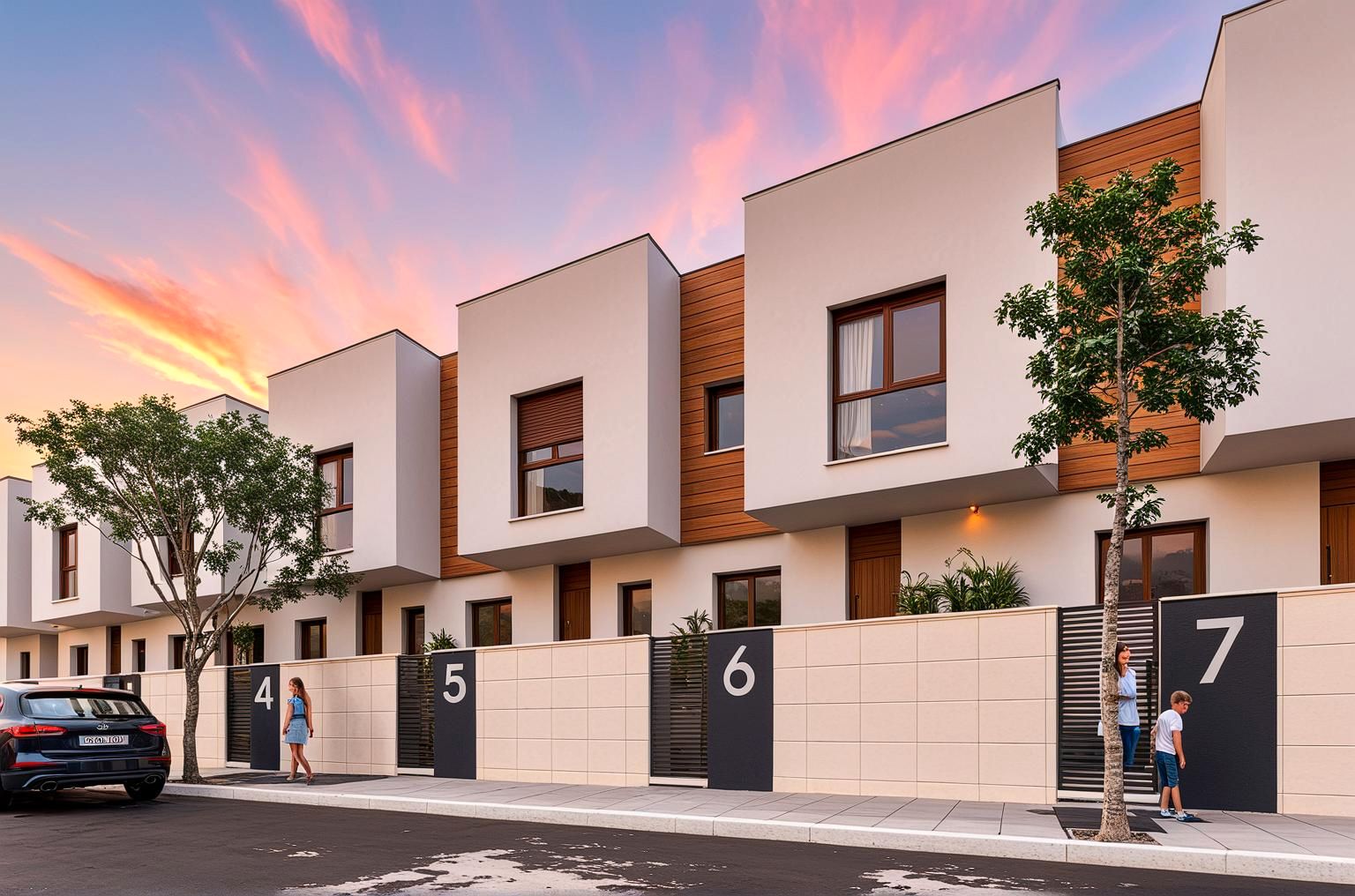Exterior view of Single-family semi-detached for sale in El Ejido  with Air Conditioner, Heating and Terrace
