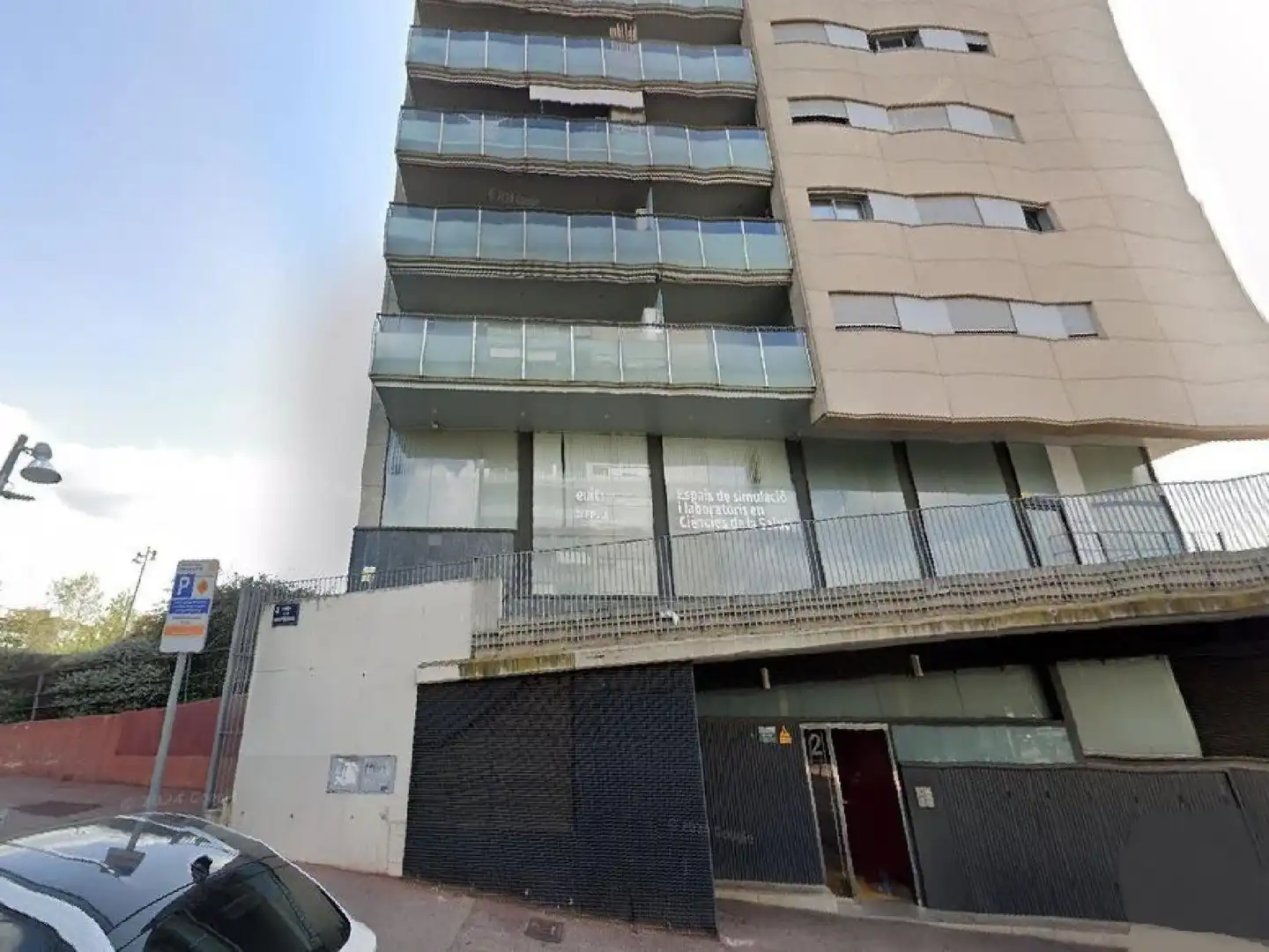 Vista exterior de Garaje en venta en Terrassa