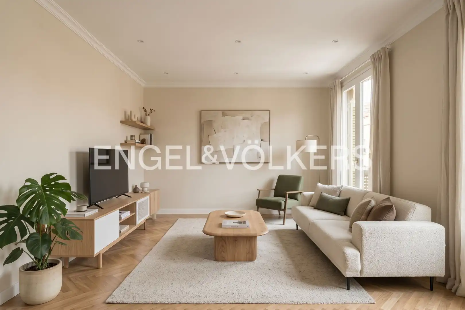 Sala d'estar de Pis en venda en Eixample