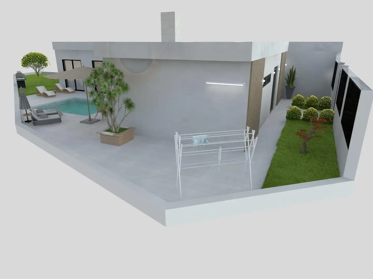 Terrassa de Casa o xalet en venda en Vilanova de Arousa amb Aire condicionat, Calefacció i Jardí privat