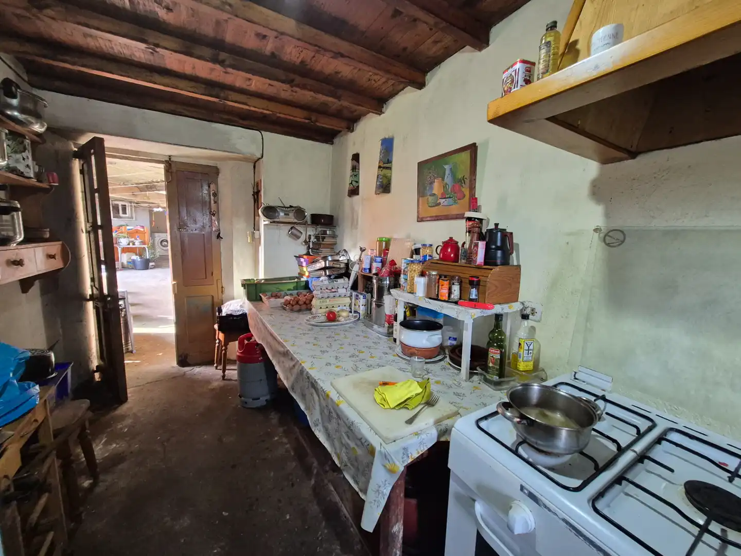 Cocina de Casa o chalet en venta en Moeche con Jardín privado, Trastero y Amueblado