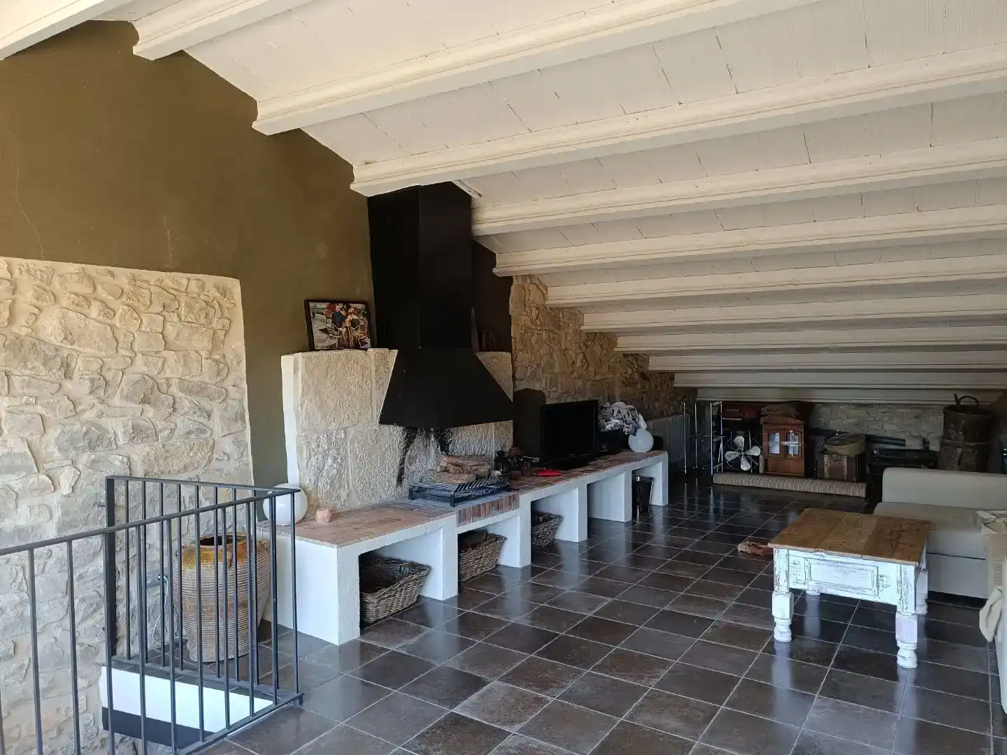 Sala d'estar de Casa adosada en venda en Passanant i Belltall, Tarragona