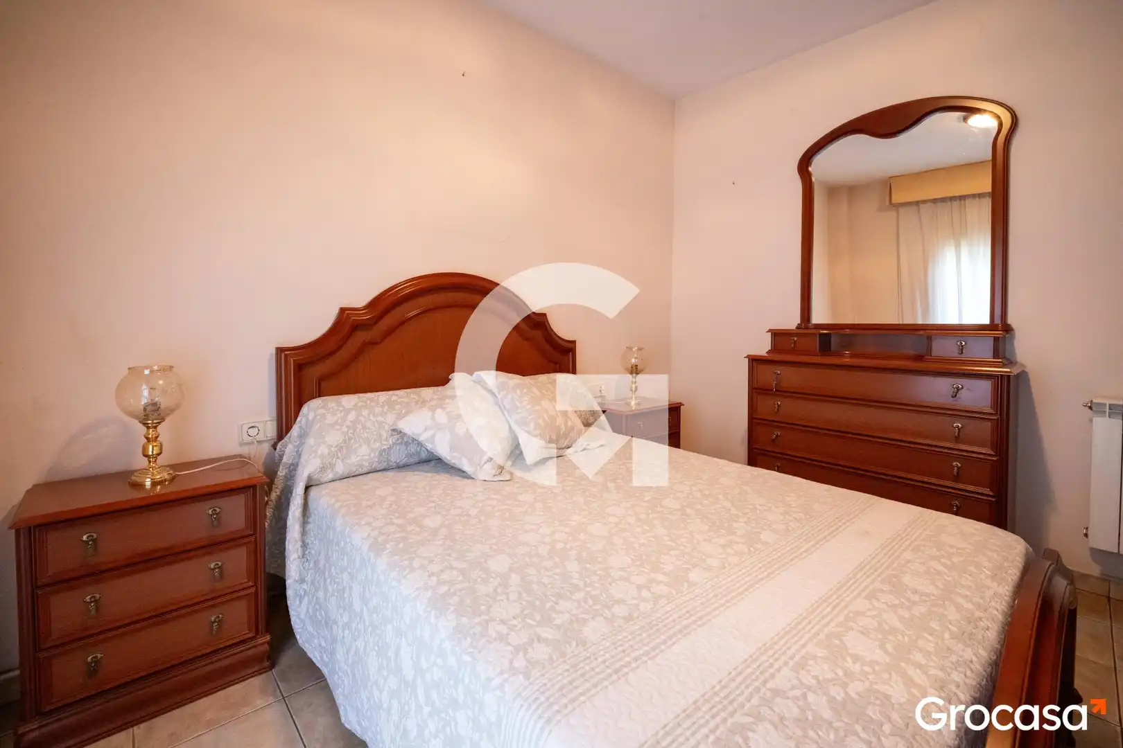 Bedroom of Flat for sale in Mataró  with Heating, Oven and TV