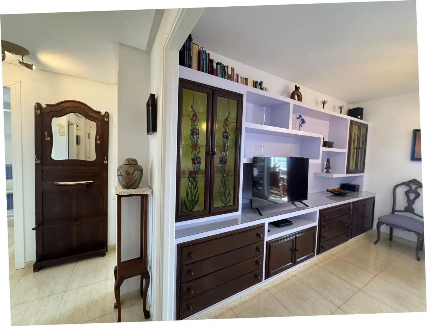 Living room of Apartments for rent in El Campello  with Heating, Terrace and Furnished