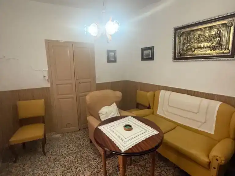 Sala de estar de Planta baja en venta en Castuera con Trastero, Amueblado y Balcón