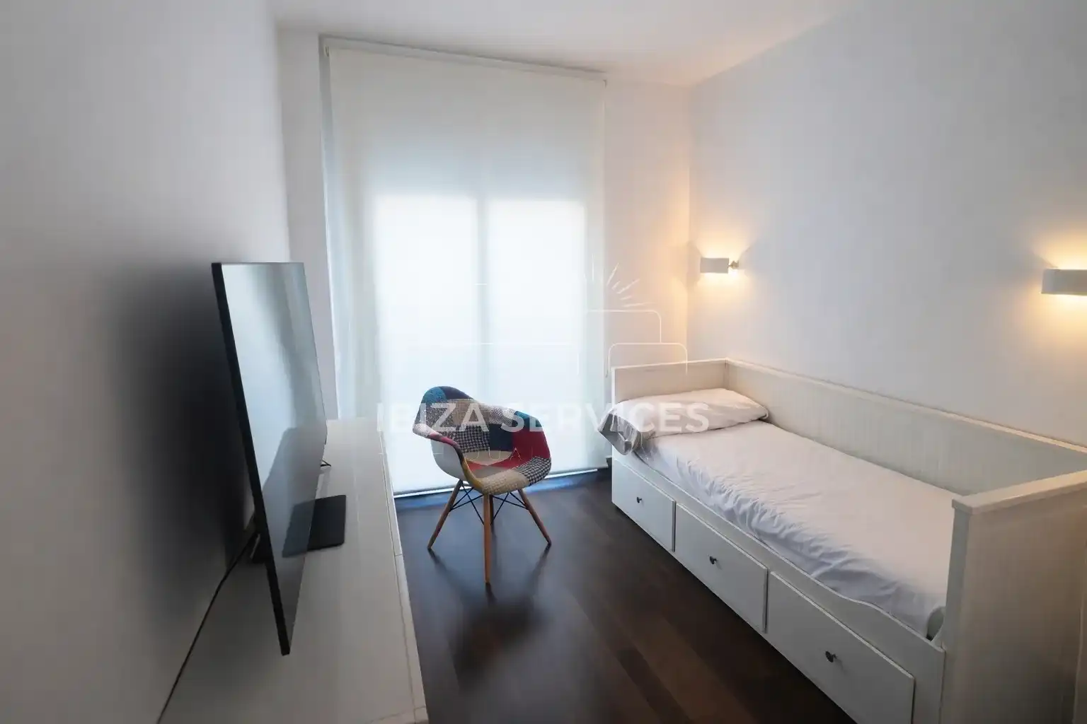Bedroom of Flat for sale in Eivissa  with Air Conditioner