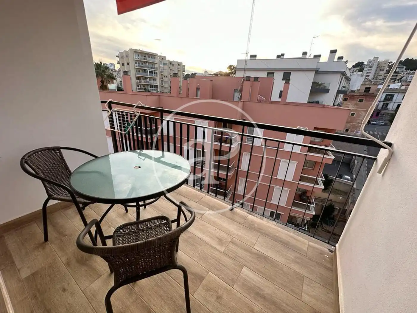 Terrasse von Wohnung zur Miete in  Palma de Mallorca mit Klimaanlage, Heizung und Möbliert