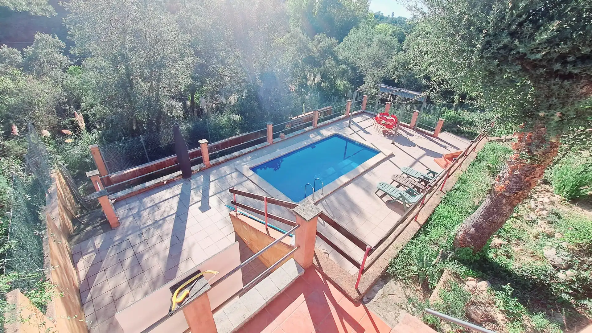 Piscina de Casa o xalet en venda en Lloret de Mar amb Calefacció, Jardí privat i Parquet